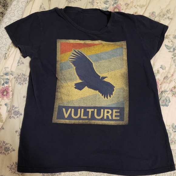 Y2K Slim Crew Vulture Tee RARE - Picture 2 of 4